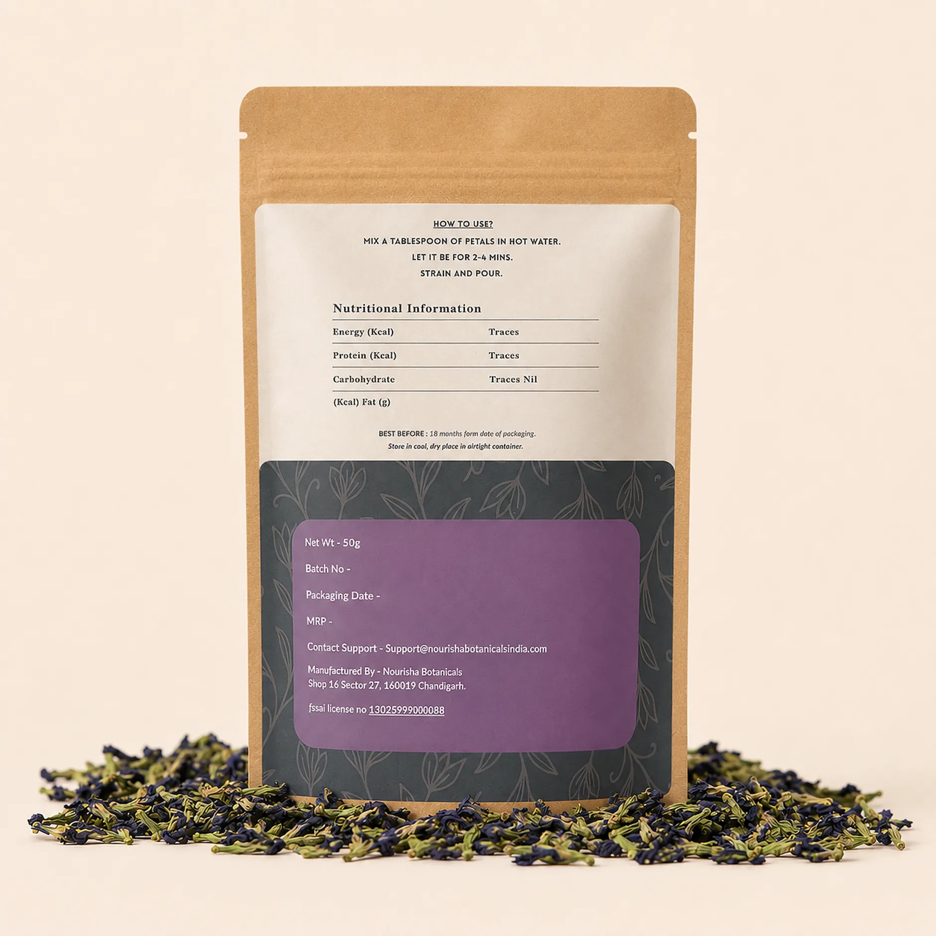 Blue Pea Loose Leaf Brew | 50gm